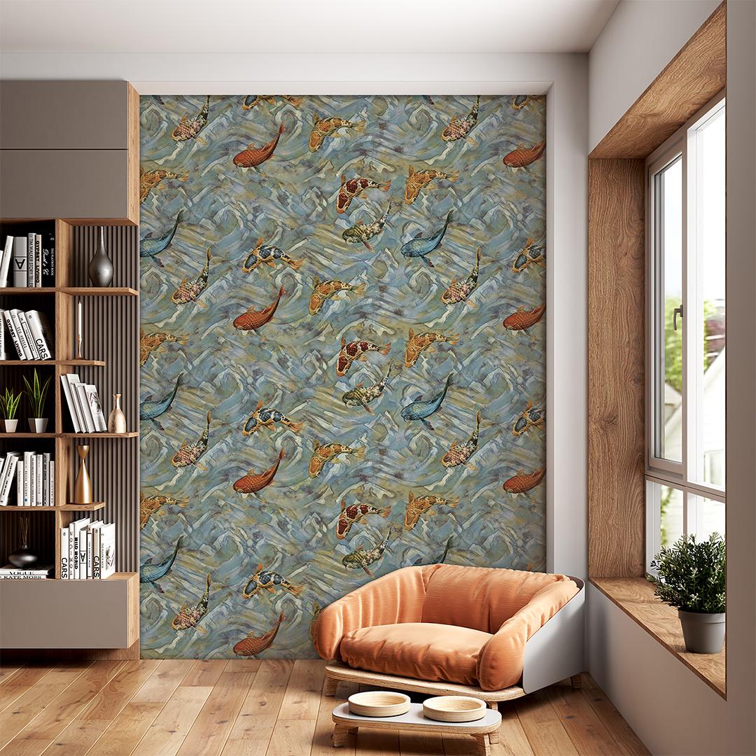 Koi DK.29939-4 R prestige wallpaper Koi Series - Coverage 10m2 & 16.5M2 - Image 1